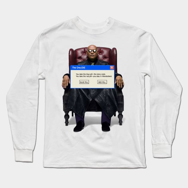 Morpheus Long Sleeve T-Shirt by elcaballeros